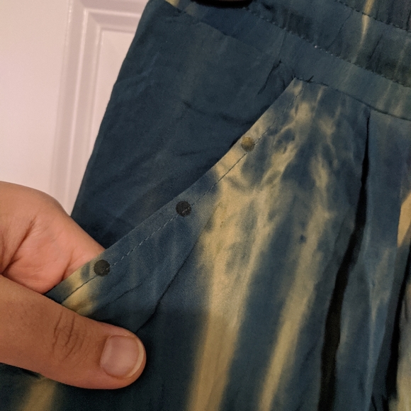 BP Collection Tie Dye Slouchy Harem Ankle Pants M - Picture 2 of 7